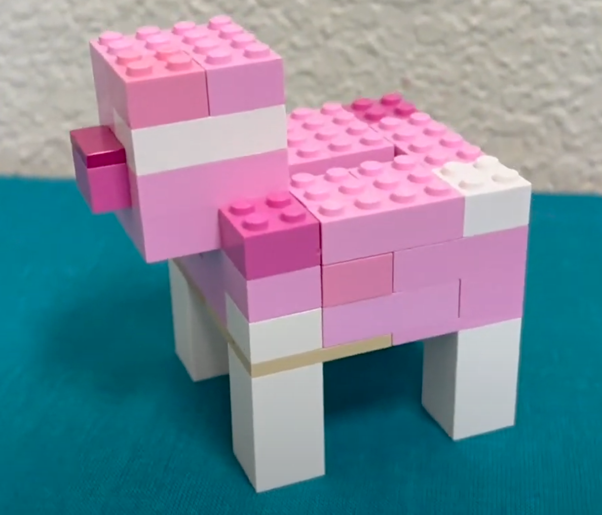 Minecraft LEGO Piggy Bank