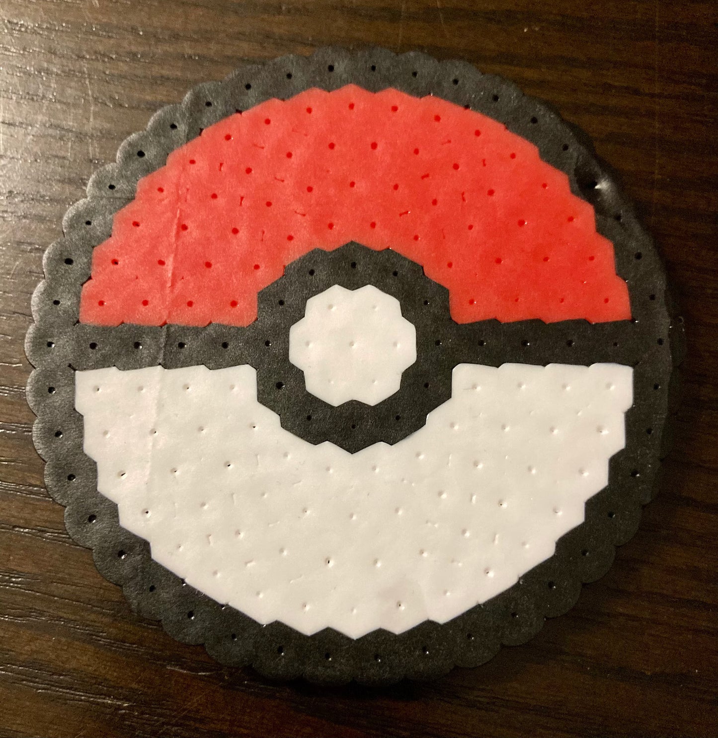 Fused Bead Pokeball