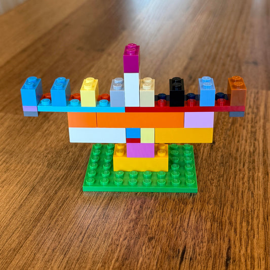 LEGO Menorah